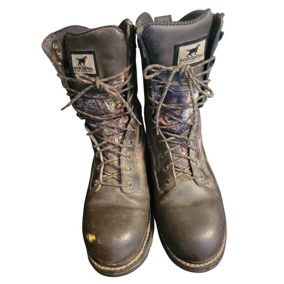 Irish Setter Hunting Boots Mens 11 D Brown Camo 1000g  display picture 3